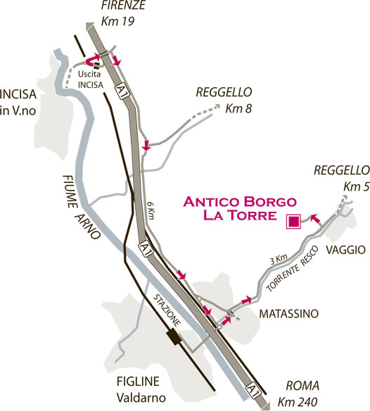 Antico Borgo La Torre - Mappa
